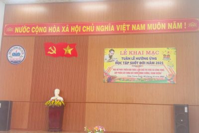 LỄ KHAI MẠC TUẦN LỄ HƯỞNG ỨNG HỌC TẬP SUỐT ĐỜI NĂM 2025